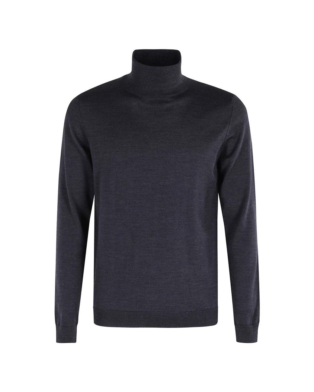 Roberto Collina Truien & Vesten ,Blauw ,Denim Denim Coltrui Trui Dolcevita in het Blue voor heren