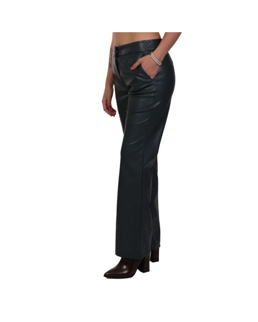 Marella Black Wide Trousers