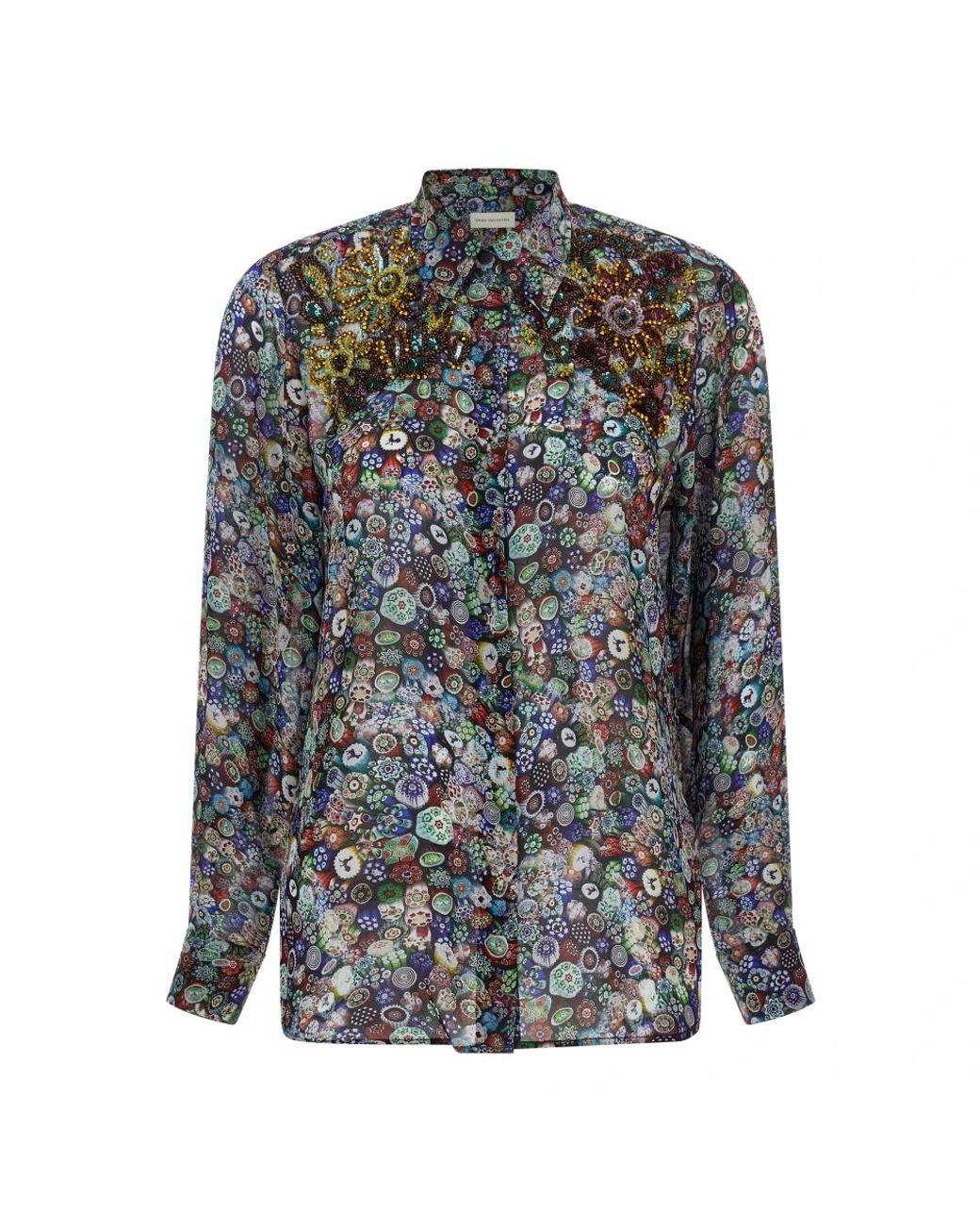 Dries Van Noten Gray Shirts