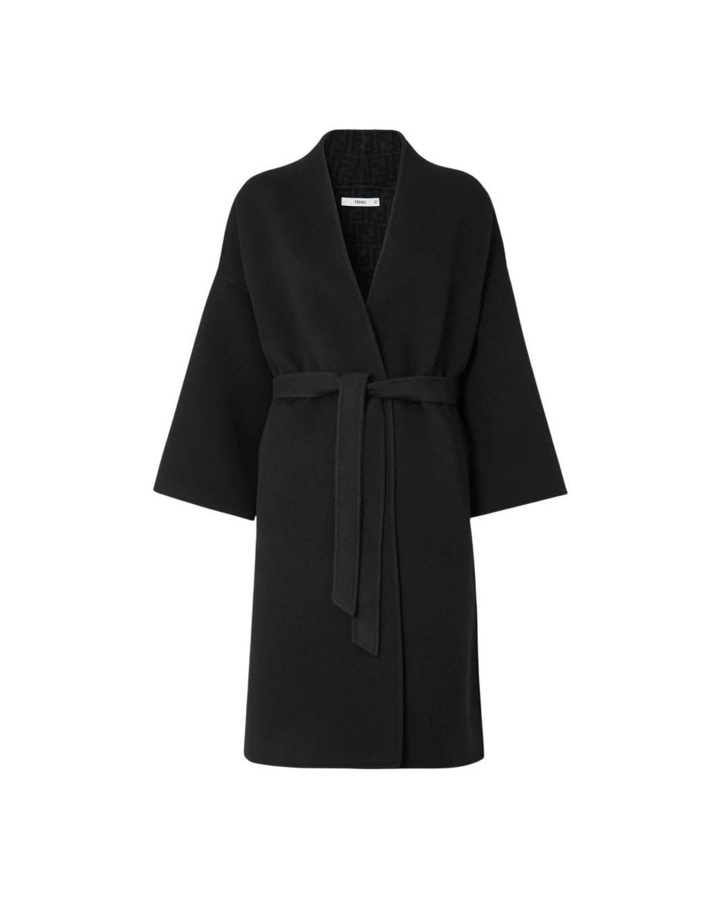 Fendi Black Belted Coats