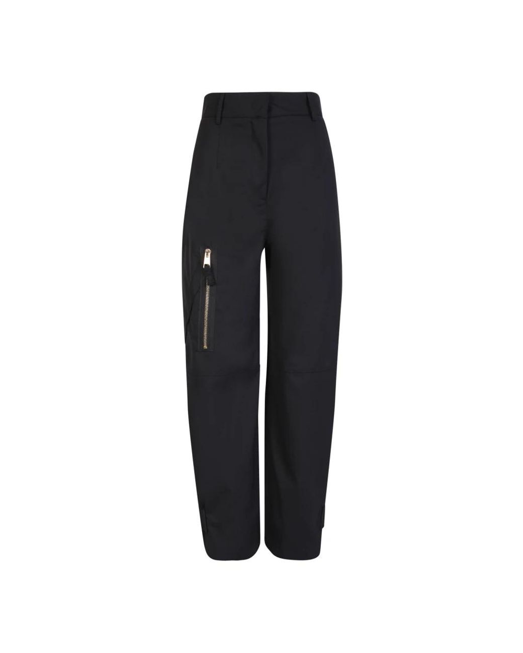 Blanca Vita Black Straight Trousers