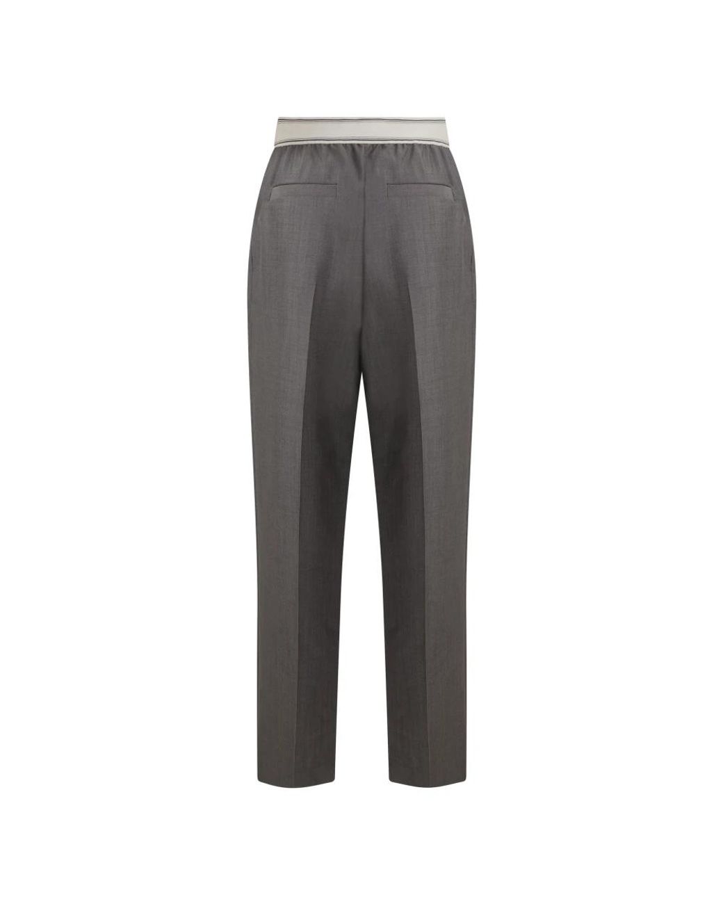 Versace Gray Tapered Trousers