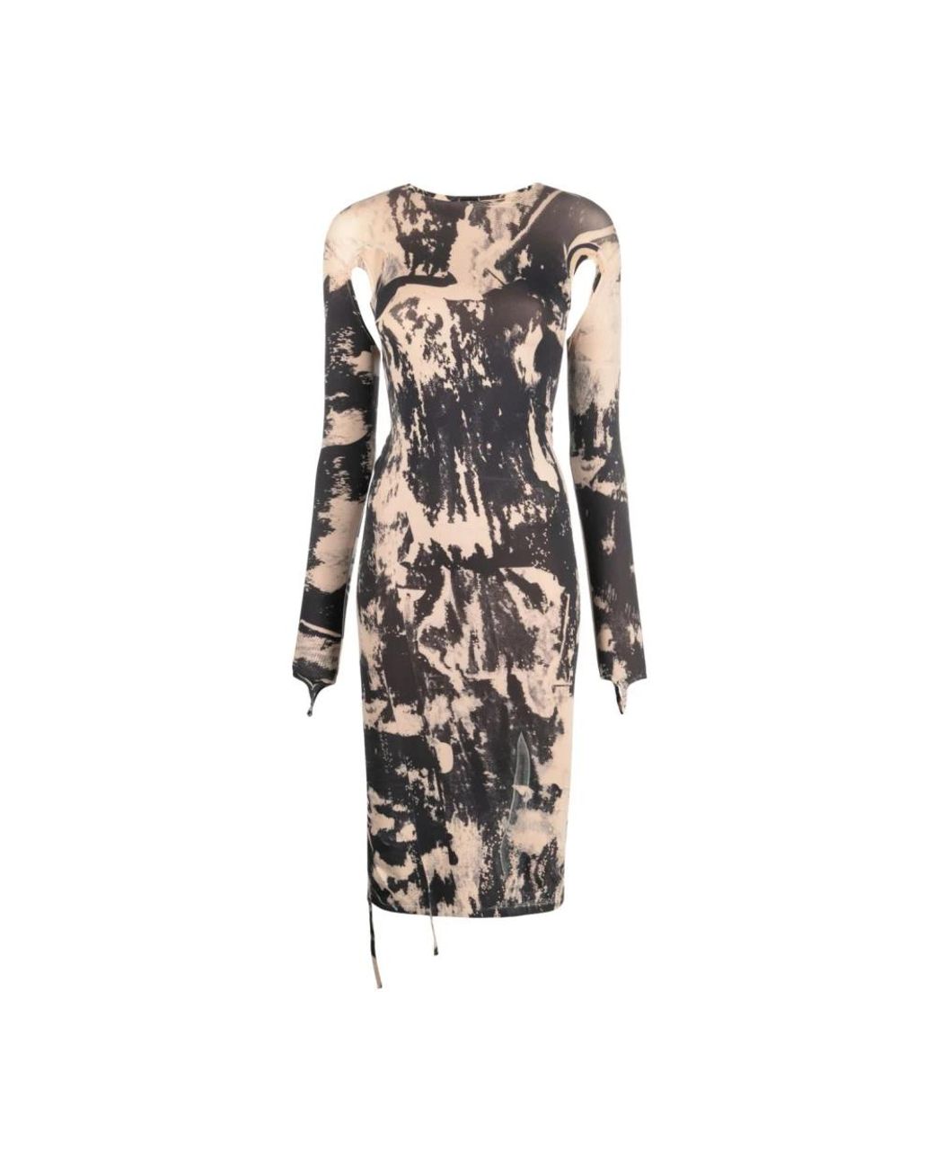 ANDREA ADAMO Black Midi Dresses