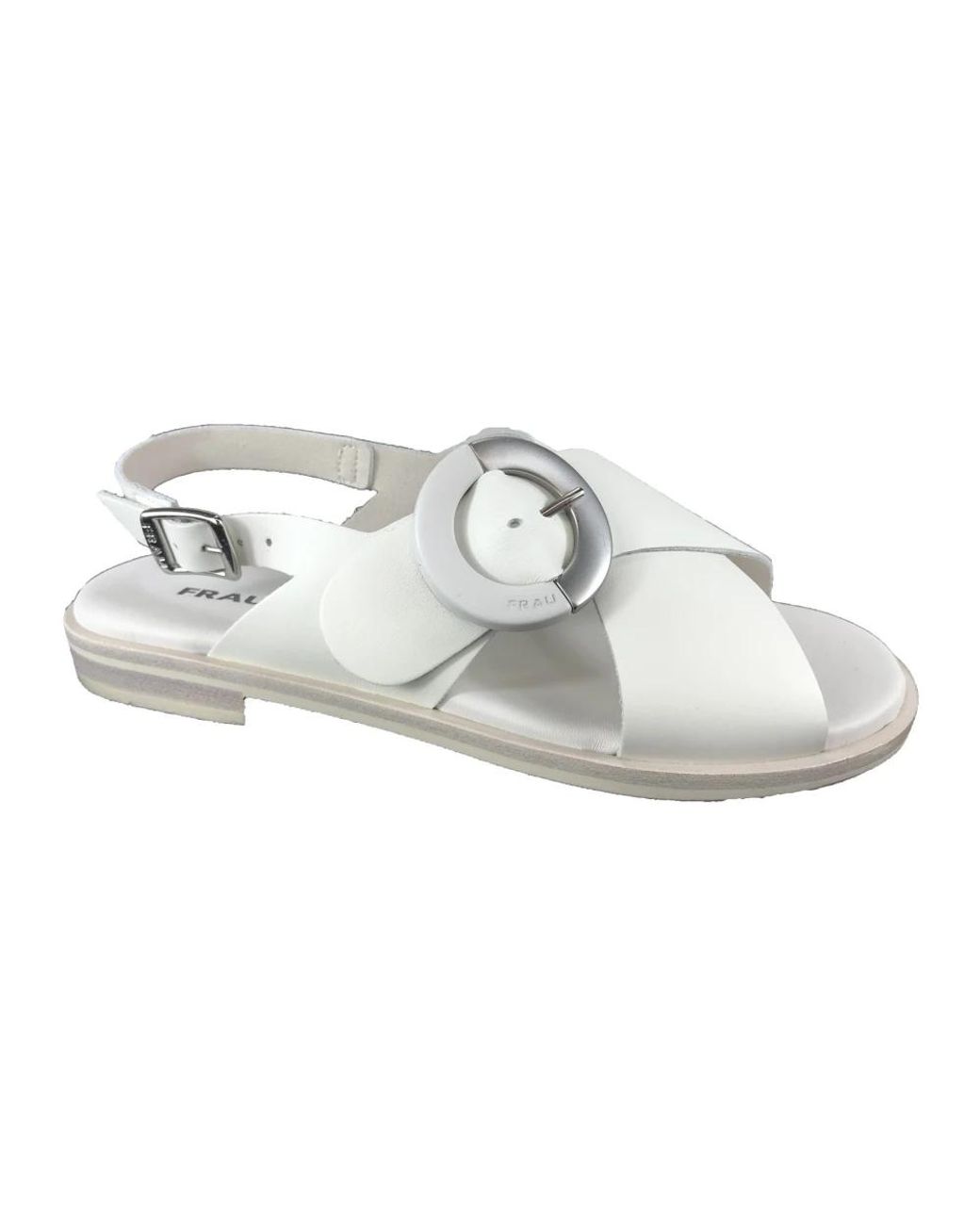 Flat Sandals di Frau in Metallic