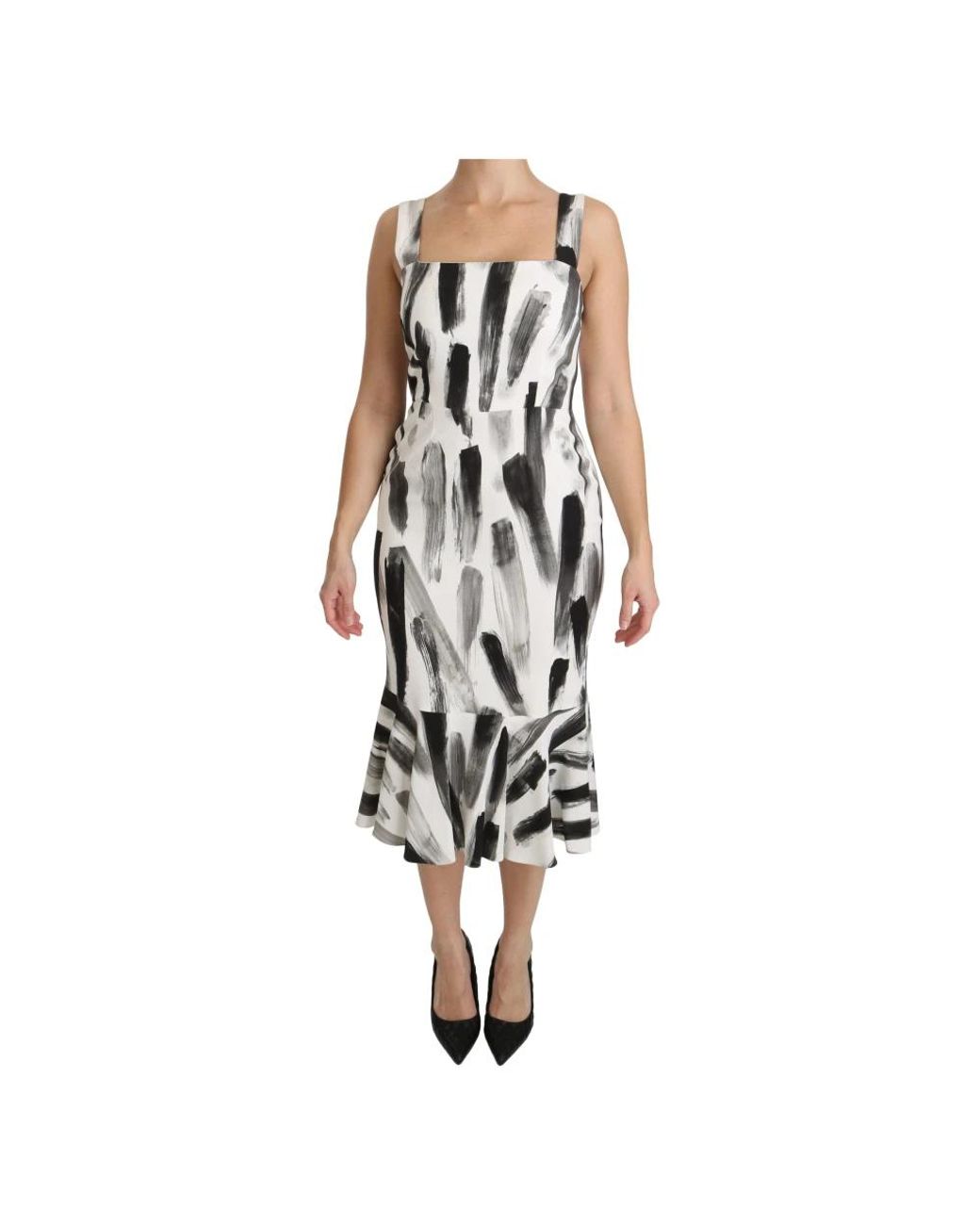 Dolce & Gabbana White Midi Dresses