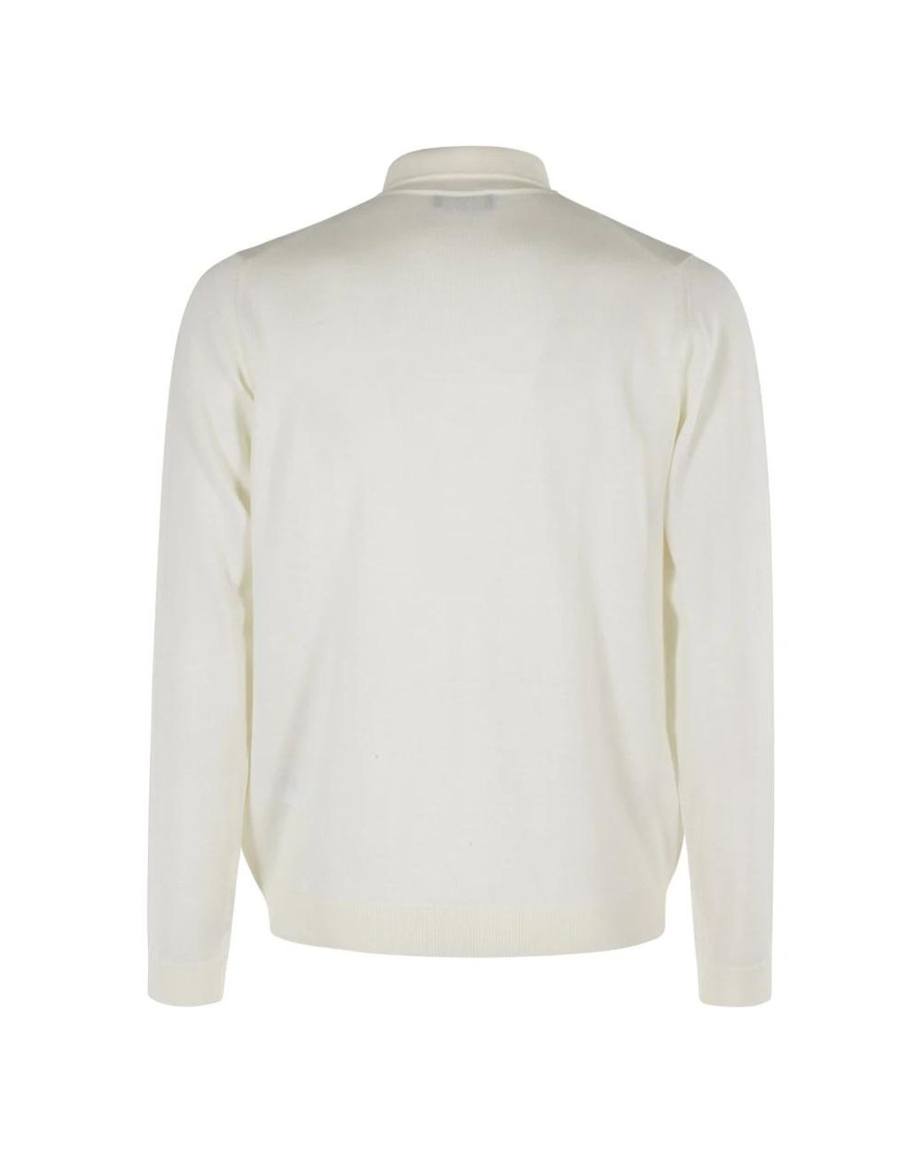 Roberto Collina White Polo Shirts for men