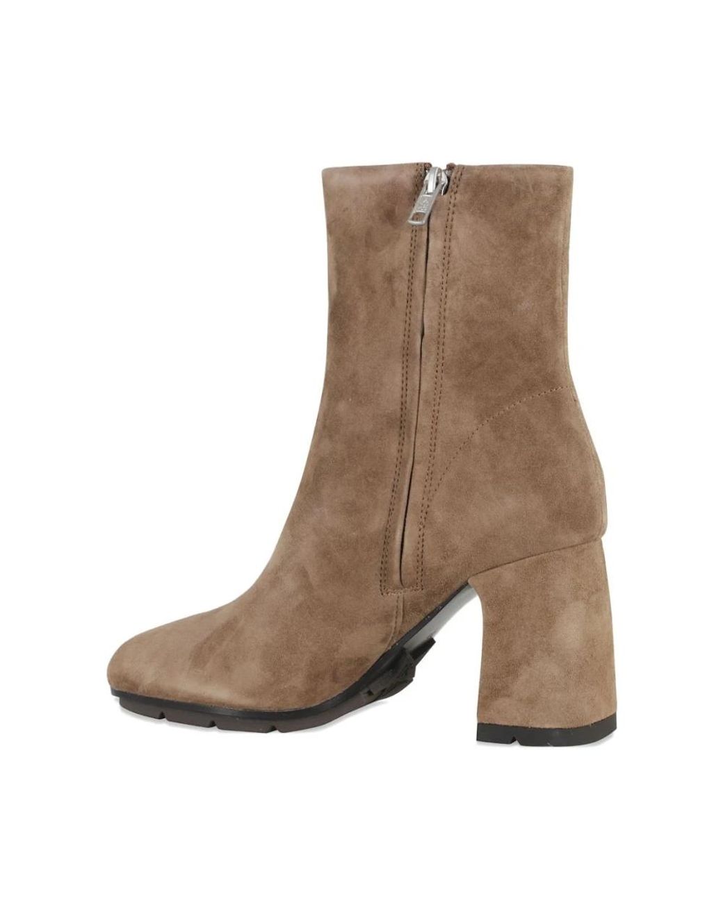 Ash Brown Eclat Square Toe Bootie