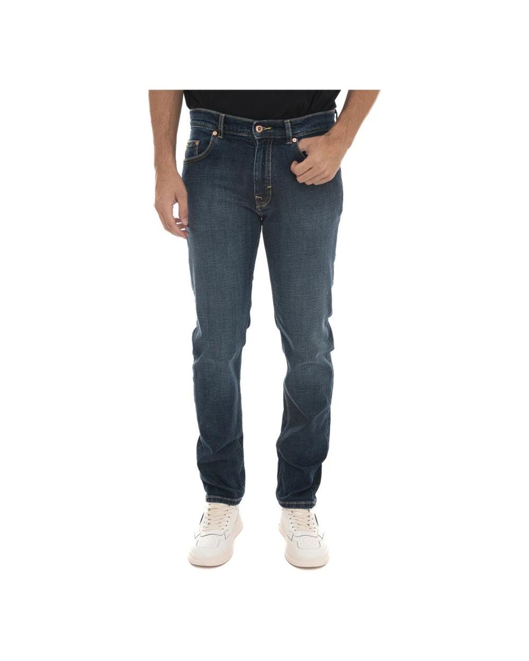 Harmont & Blaine Blue Slim Fit Jeans for men