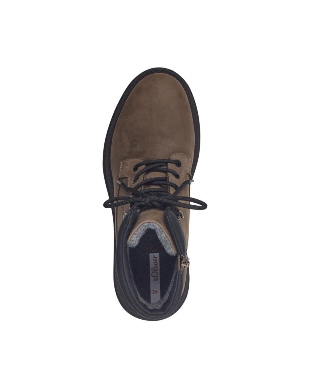 S.oliver Brown Lace-Up Boots for men