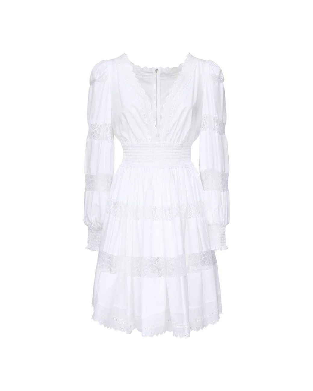 Dolce & Gabbana White Short Dresses