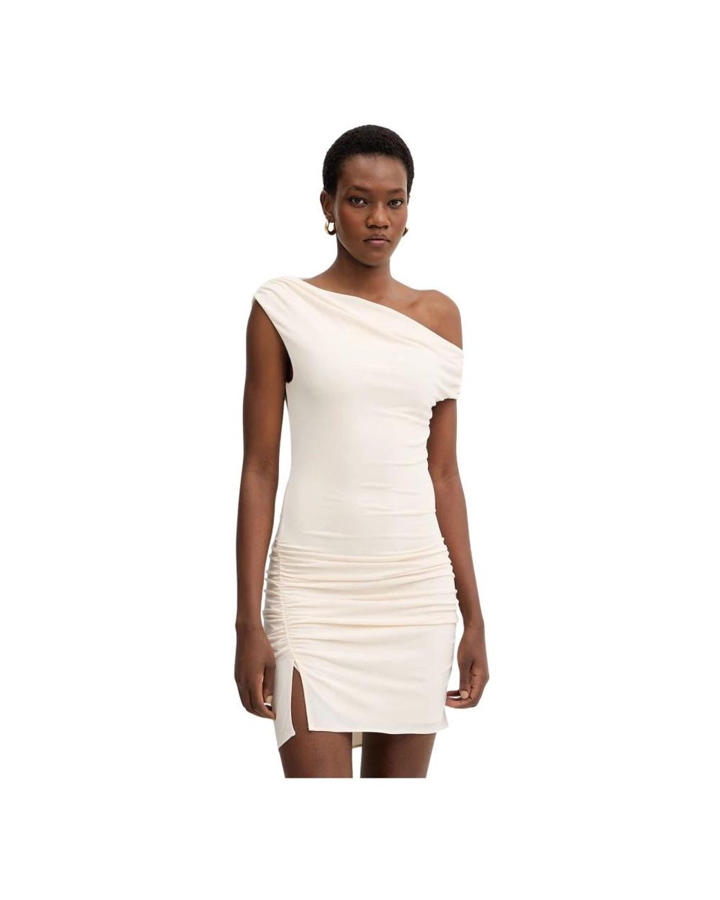 Aniye By Fitted Knit Mini Jurk in het Natural