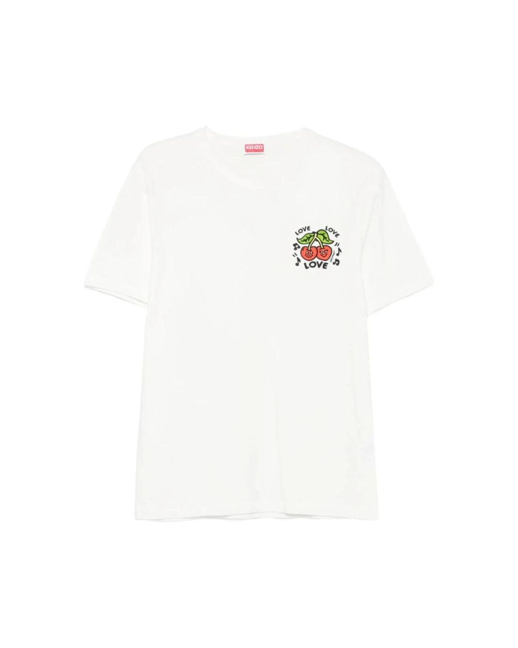 KENZO White T-Shirts for men