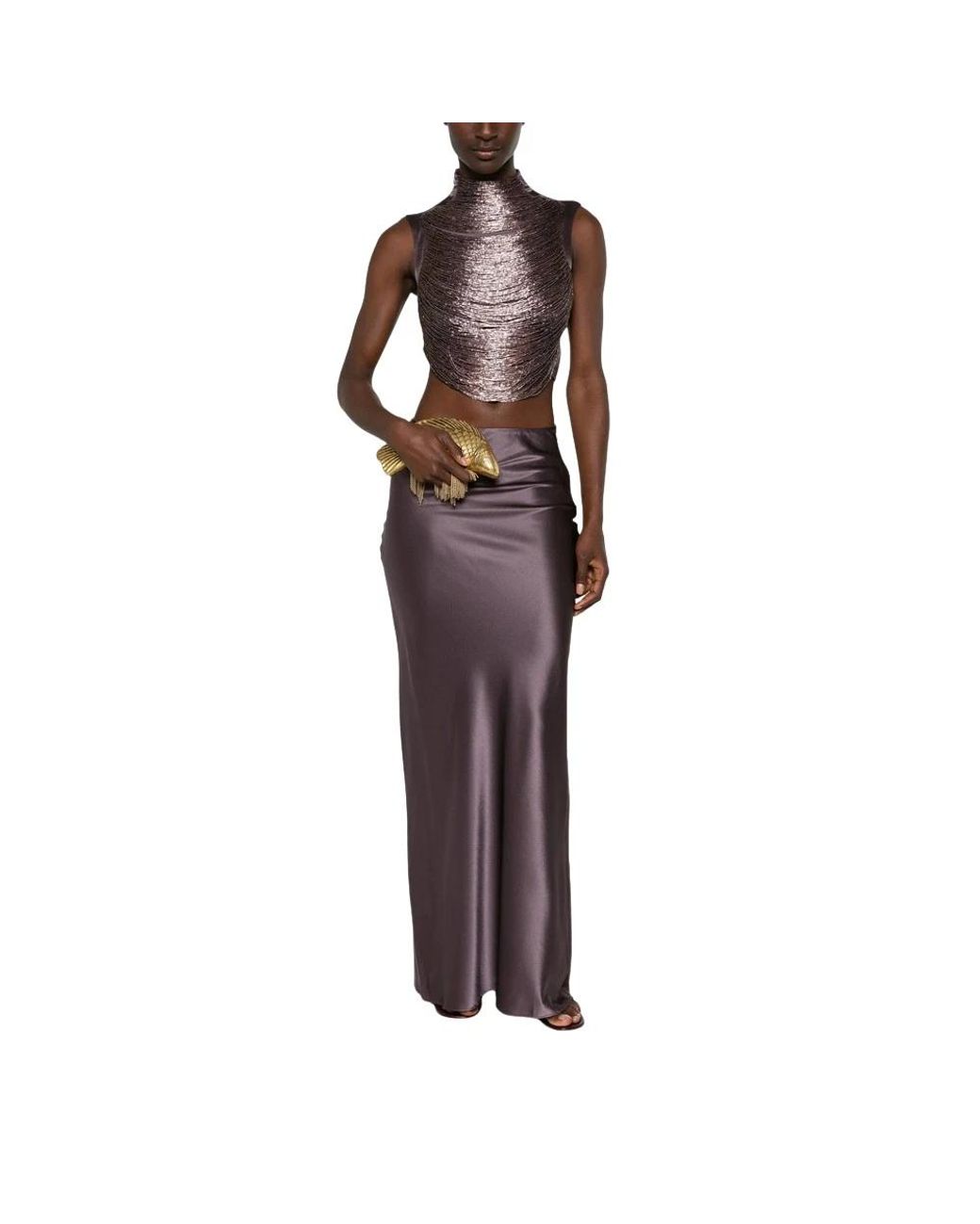 Cult Gaia Brown Sleeveless Tops
