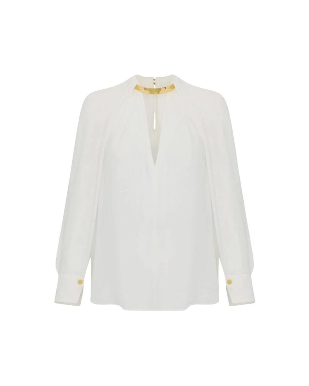 Elisabetta Franchi White Blouses