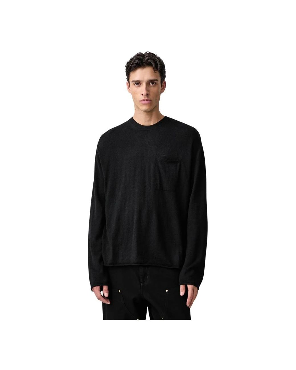 Round-Neck Knitwear Represent de hombre de color Black