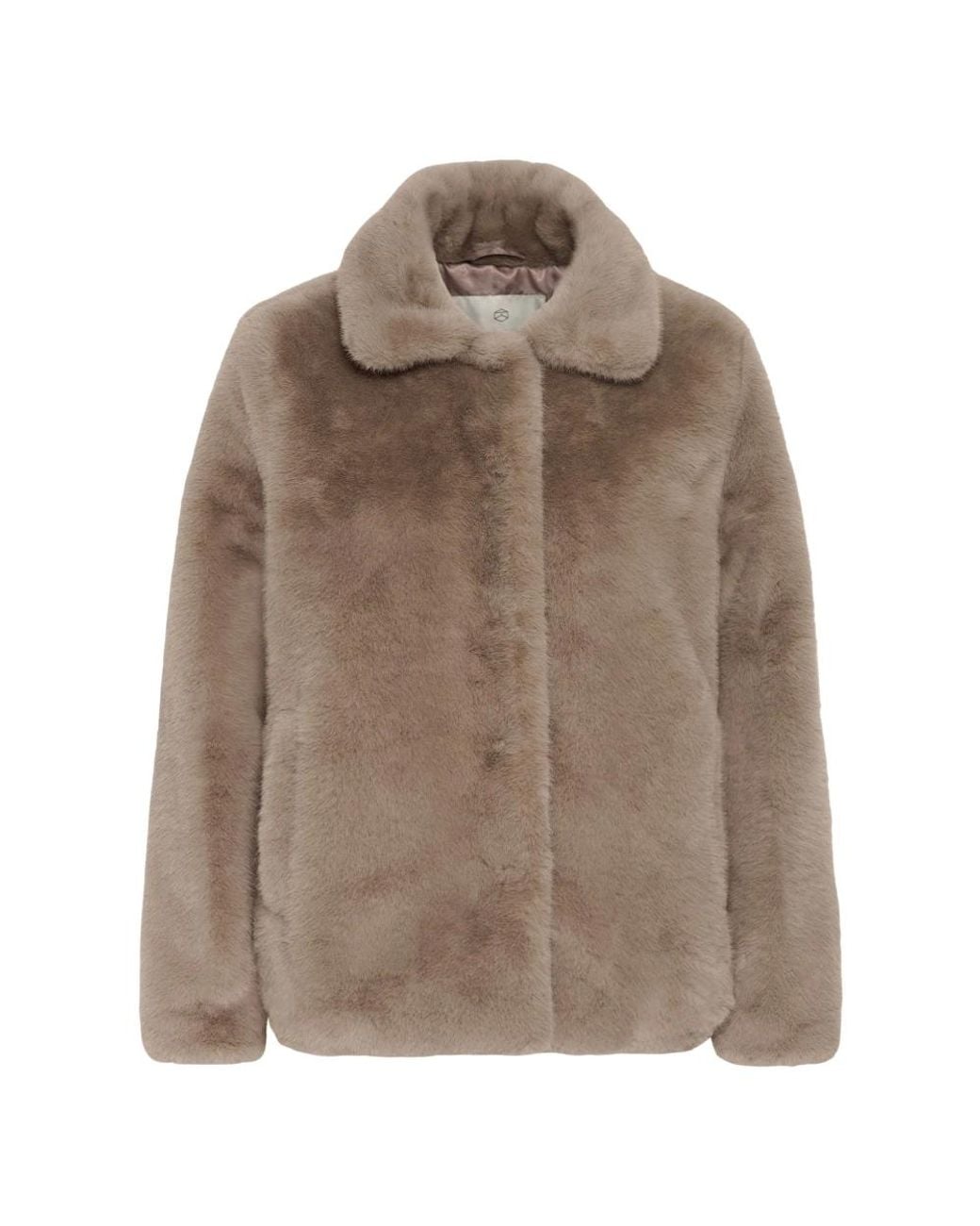 Kaffe Brown Faux Fur & Shearling Jackets