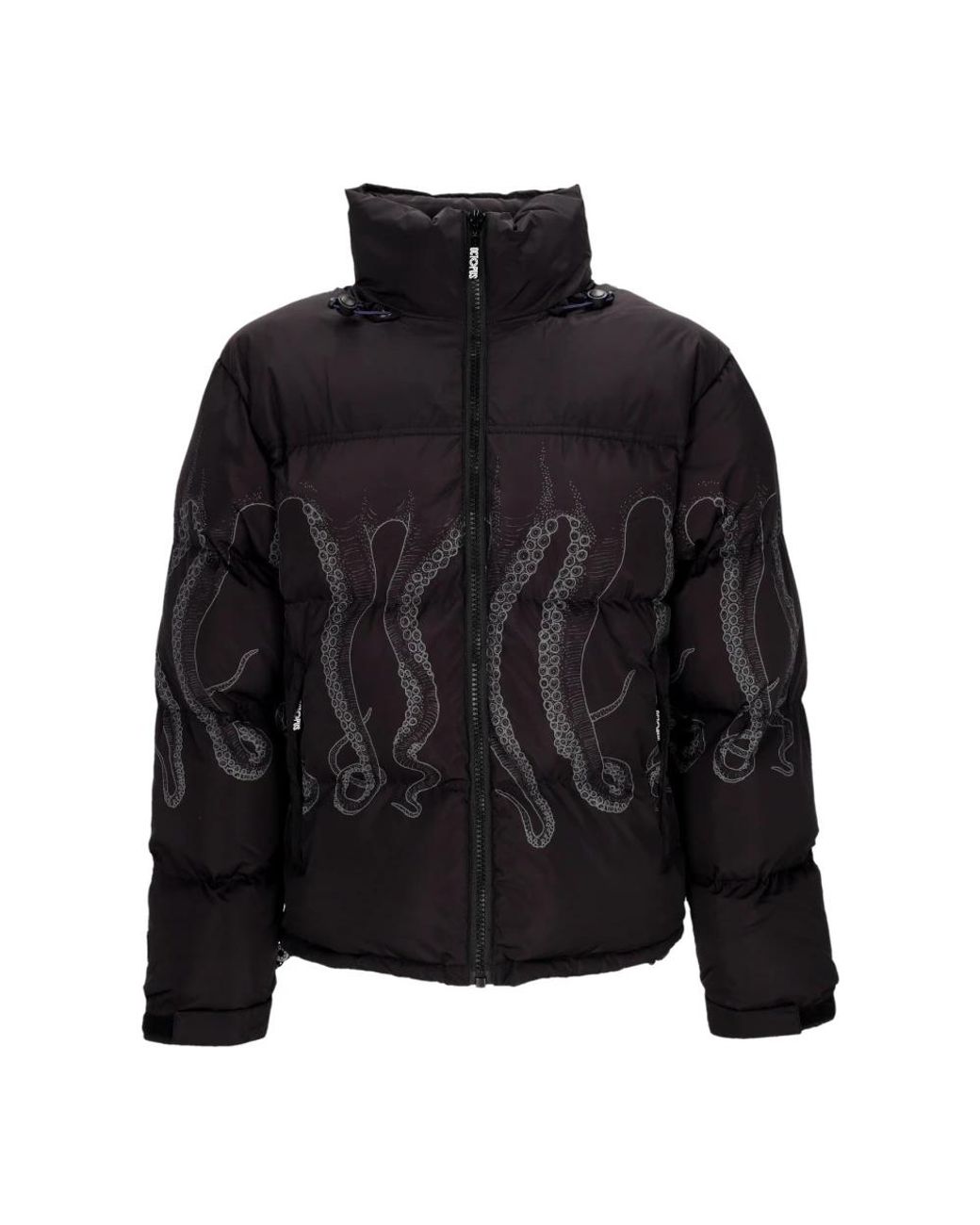 Octopus Black Winter Jackets for men