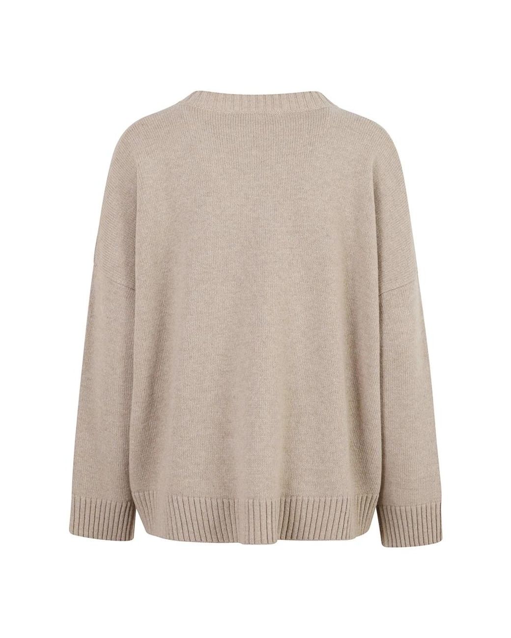 Weekend by Maxmara Gray Round-Neck Knitwear