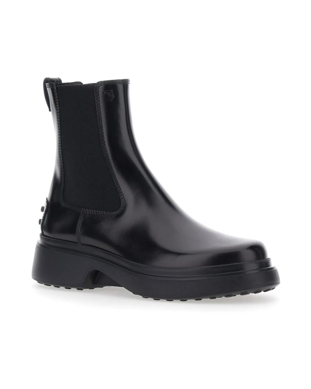 Tod's Black Chelsea Boots