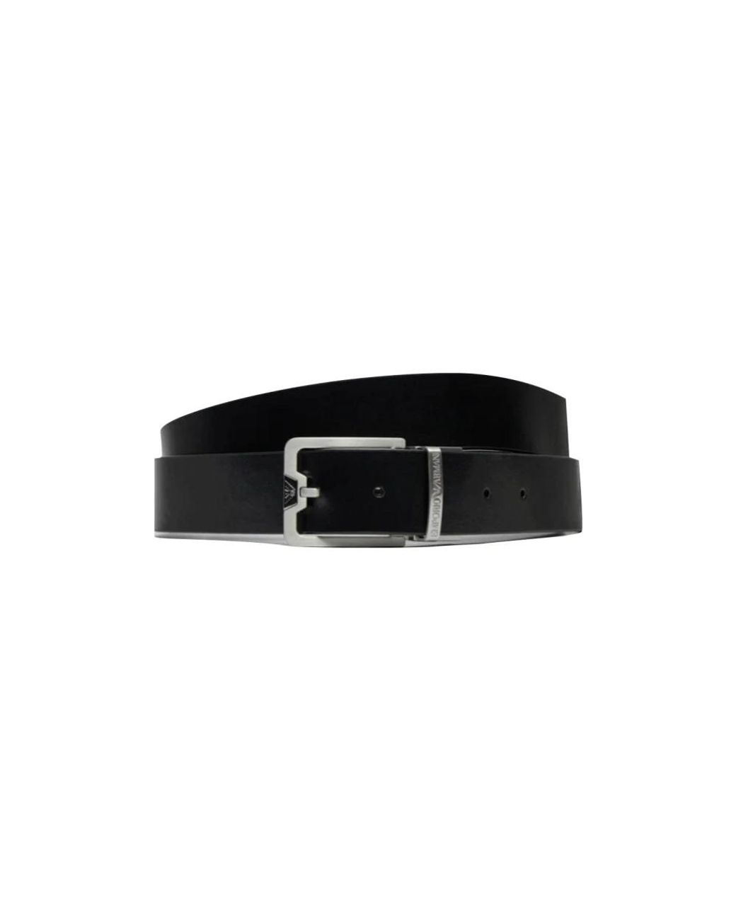 Armani Black Belts for men