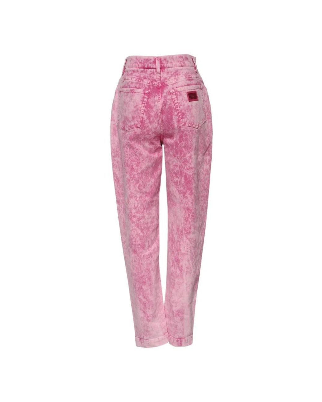 Dolce & Gabbana Pink Slim Fit Jeans