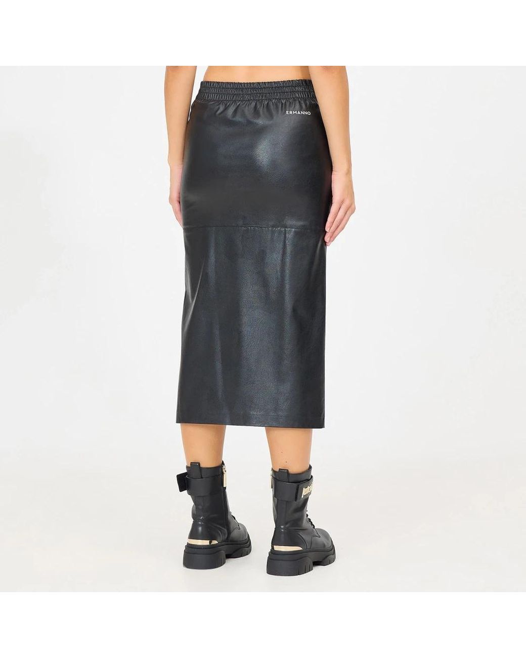 Ermanno Scervino Gray Midi Skirts