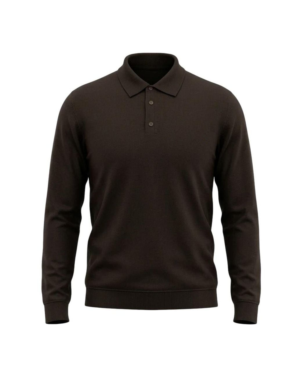 Roberto Collina Black Polo Shirts for men