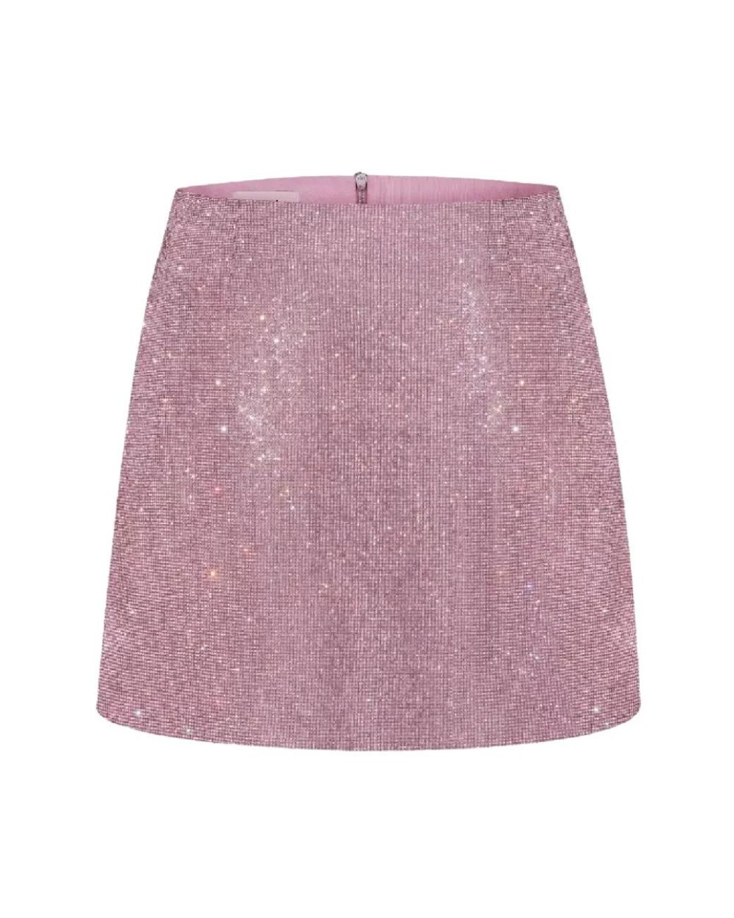 Nue Purple Short Skirts