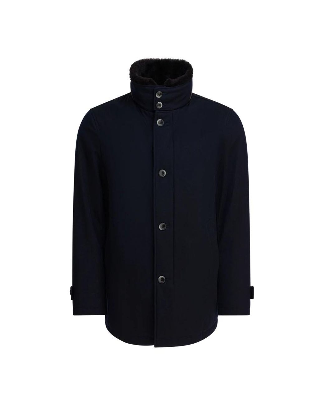 Herno Blue Single-Breasted Coats for men