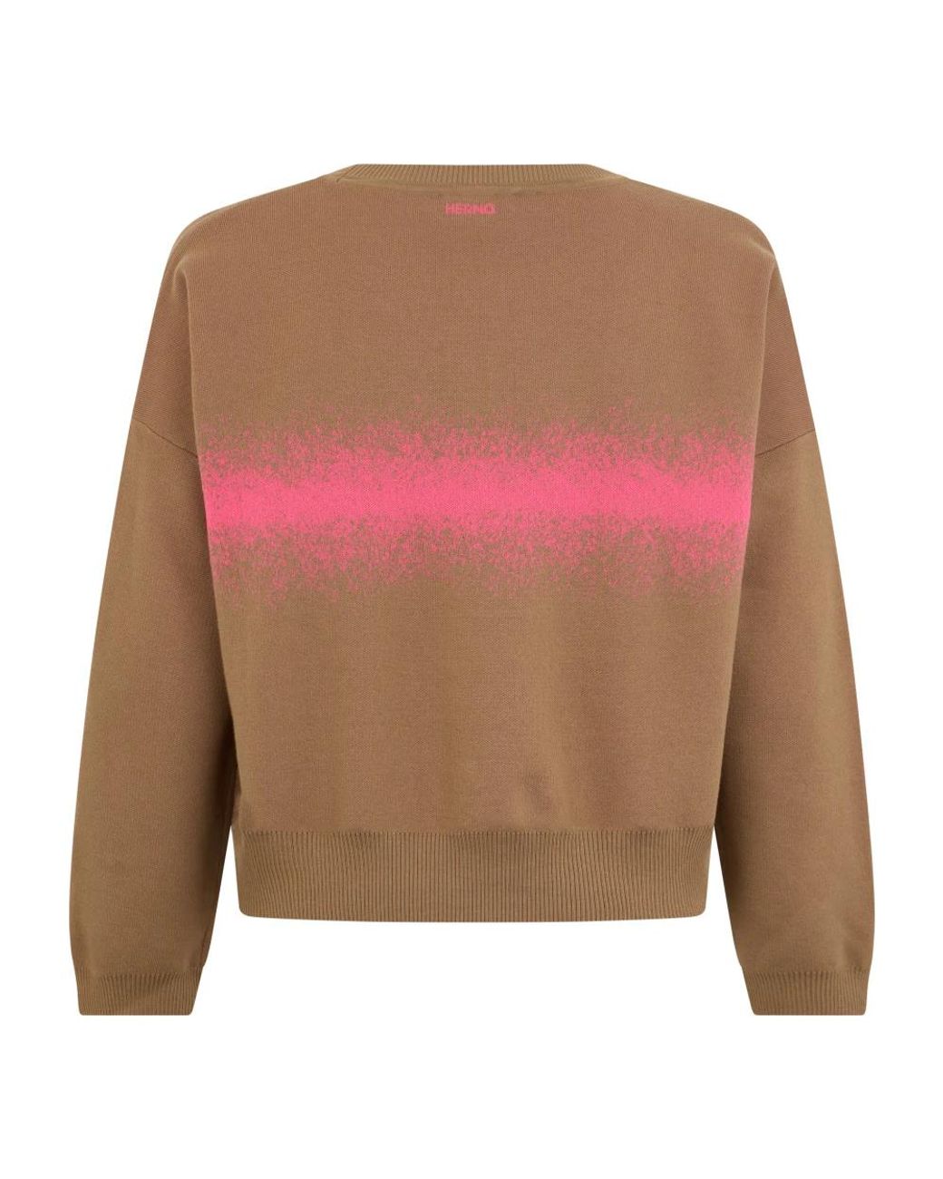 Herno Pink Round-Neck Knitwear