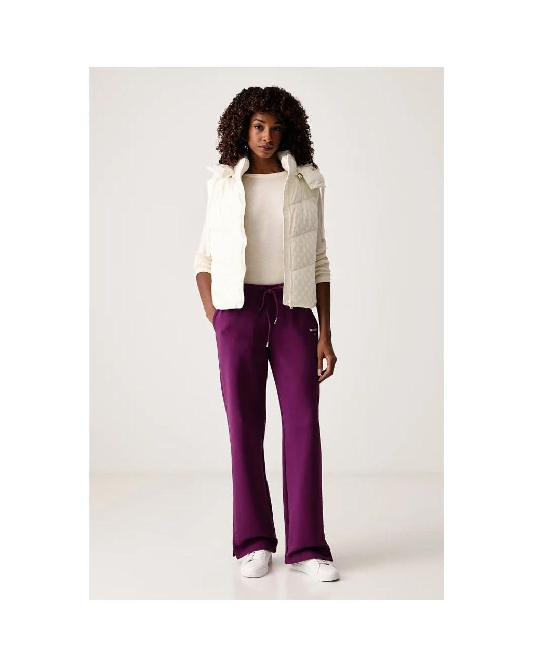 Sweatpants Trussardi de color Purple