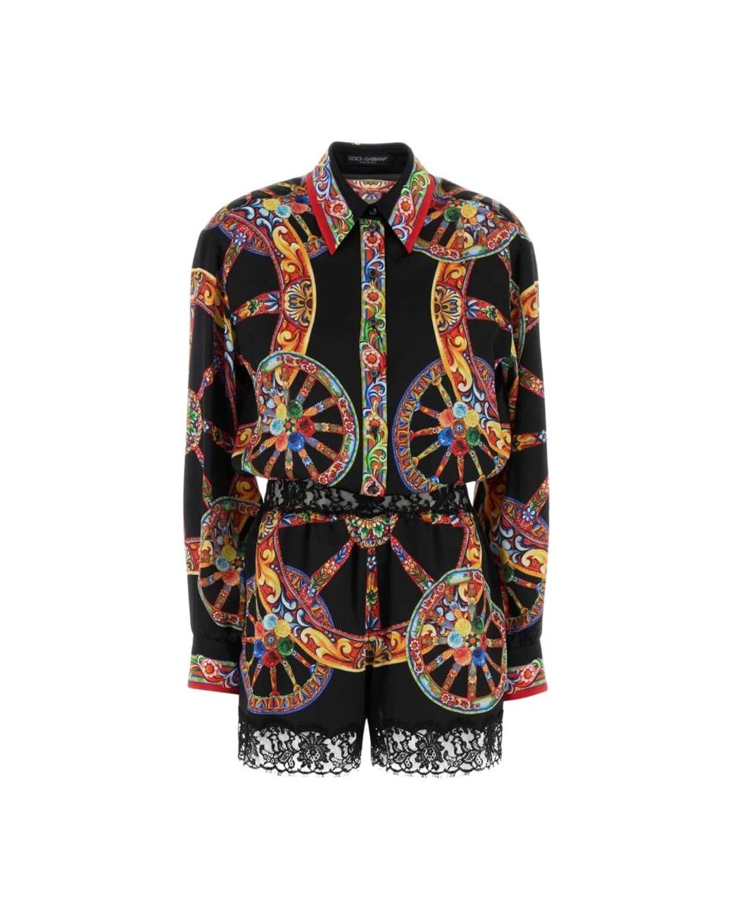 Dolce & Gabbana Black Playsuits