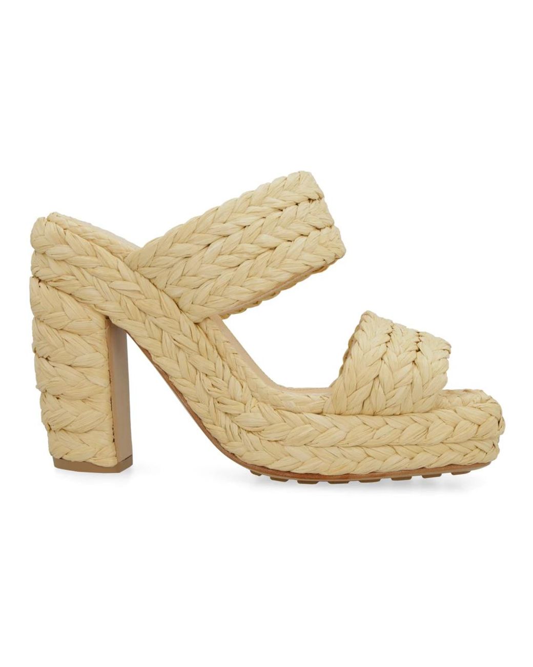 Bottega Veneta Metallic Heeled Mules
