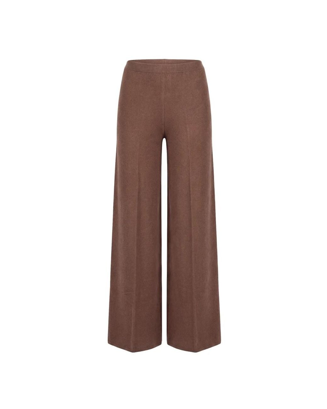 Semicouture Brown Wide Trousers