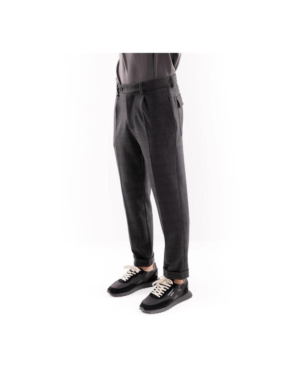 Paolo Pecora Black Chinos for men