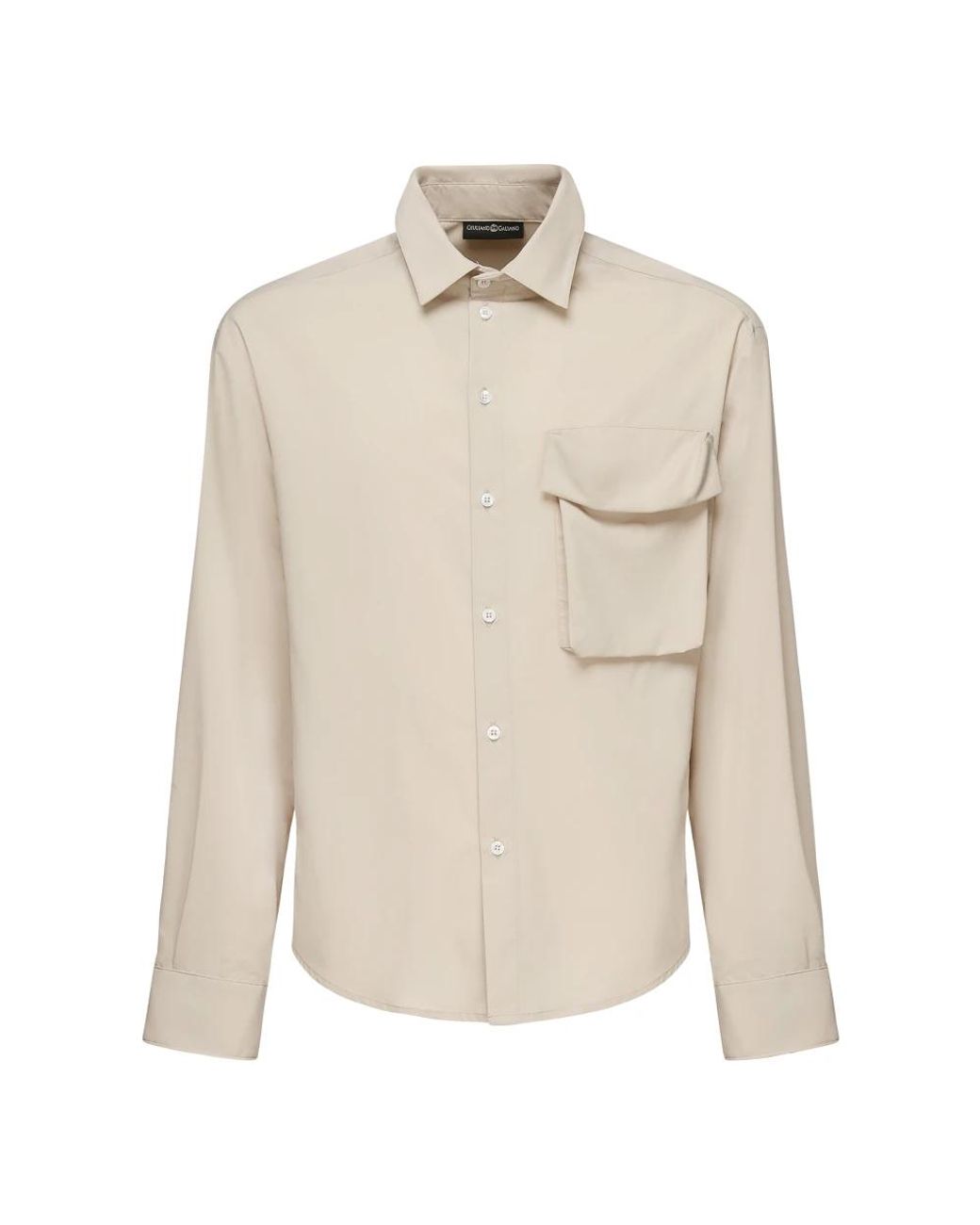 Giuliano Galiano White Casual Shirts for men
