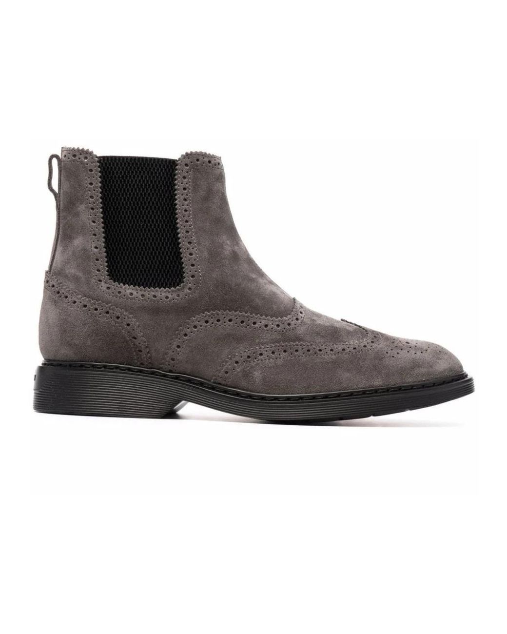 Hogan Black Chelsea Boots for men