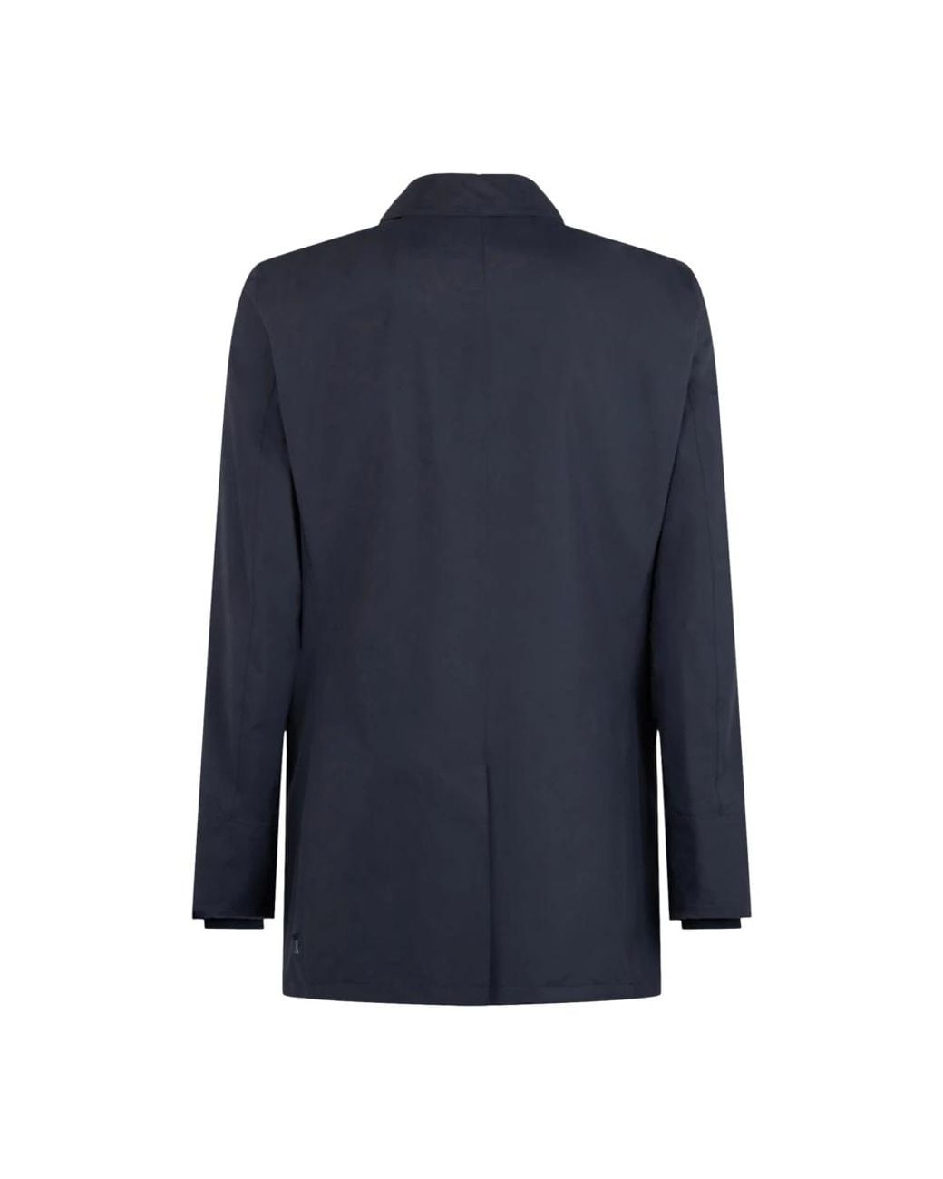 Herno Blue Single-Breasted Coats for men
