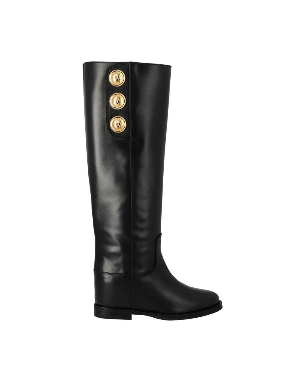 Via Roma 15 Black High Boots
