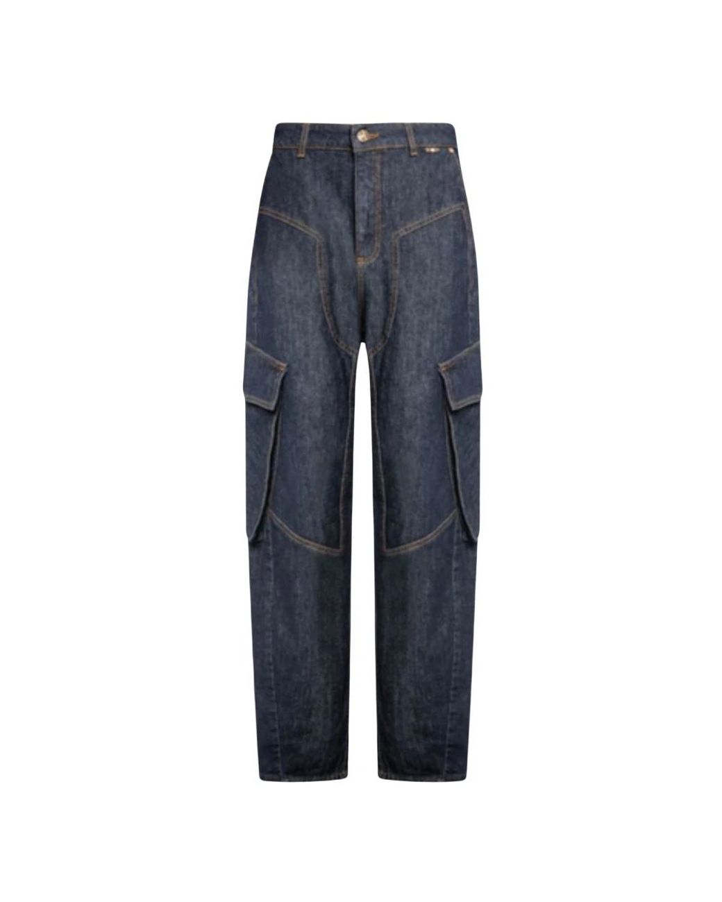 Fracomina Blue Straight Fit Jeans