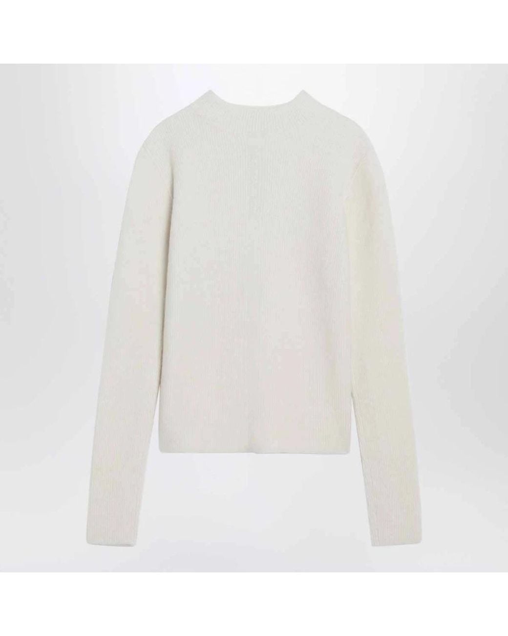 Round-Neck Knitwear Rick Owens de hombre de color White