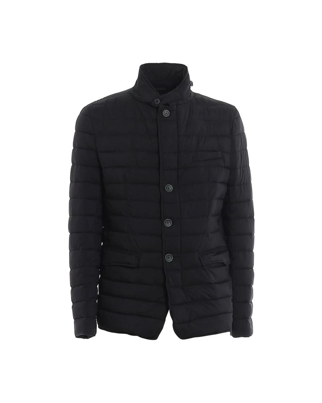 Herno Black Down Jackets for men