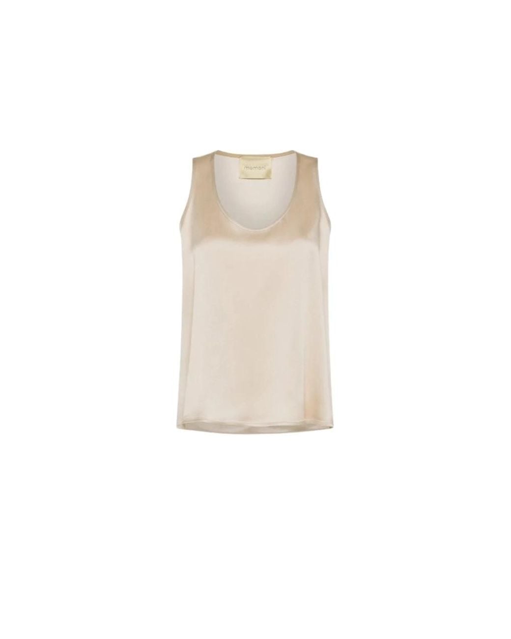 Momoní Natural Sleeveless Tops