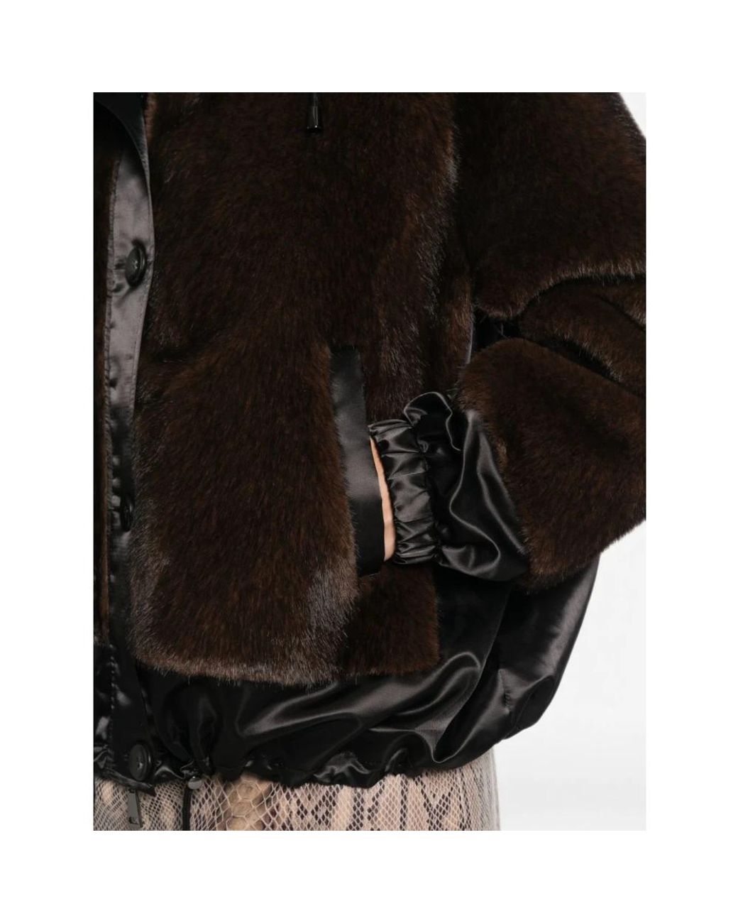 VALENTINI 1972 Black Faux Fur & Shearling Jackets