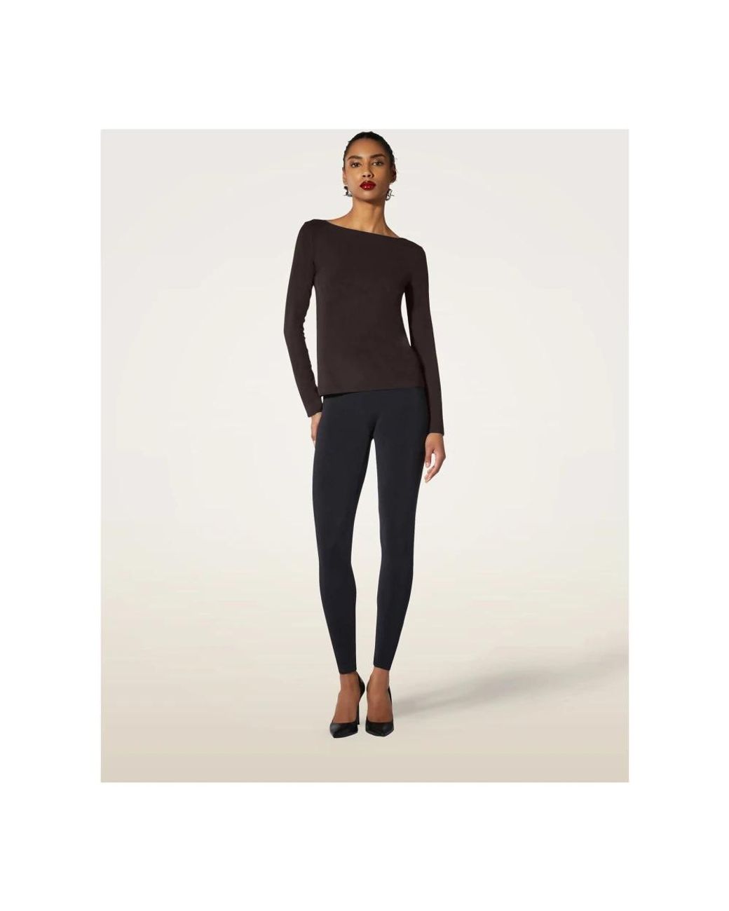 Wolford Brown Long Sleeve T-Shirts