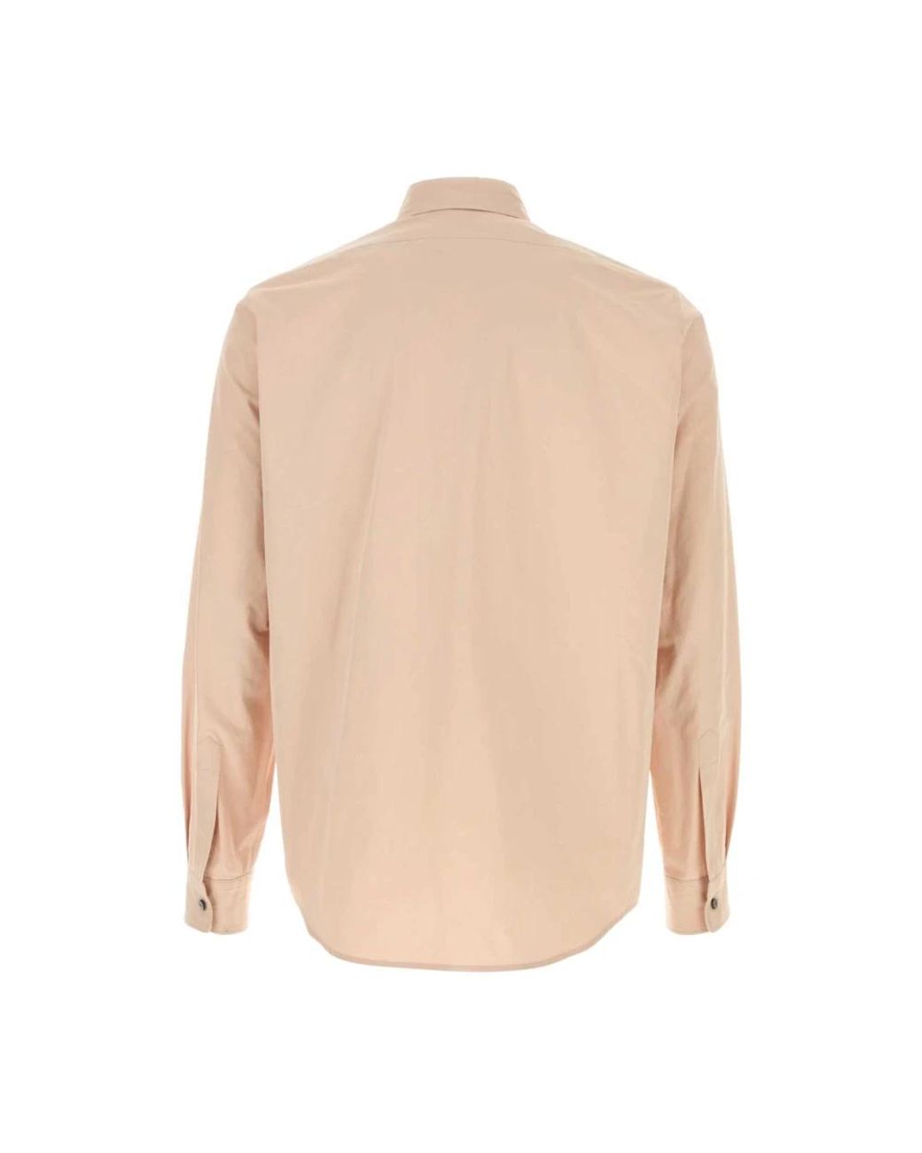 Jil Sander Hellrosa Baumwollhemd in Natural für Herren