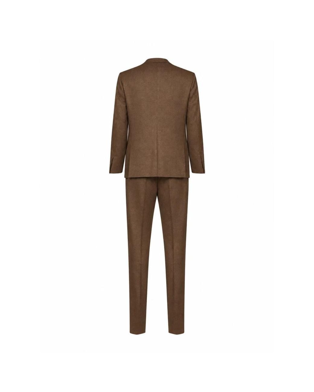 D4.0 Brown Double Breasted Suits for men