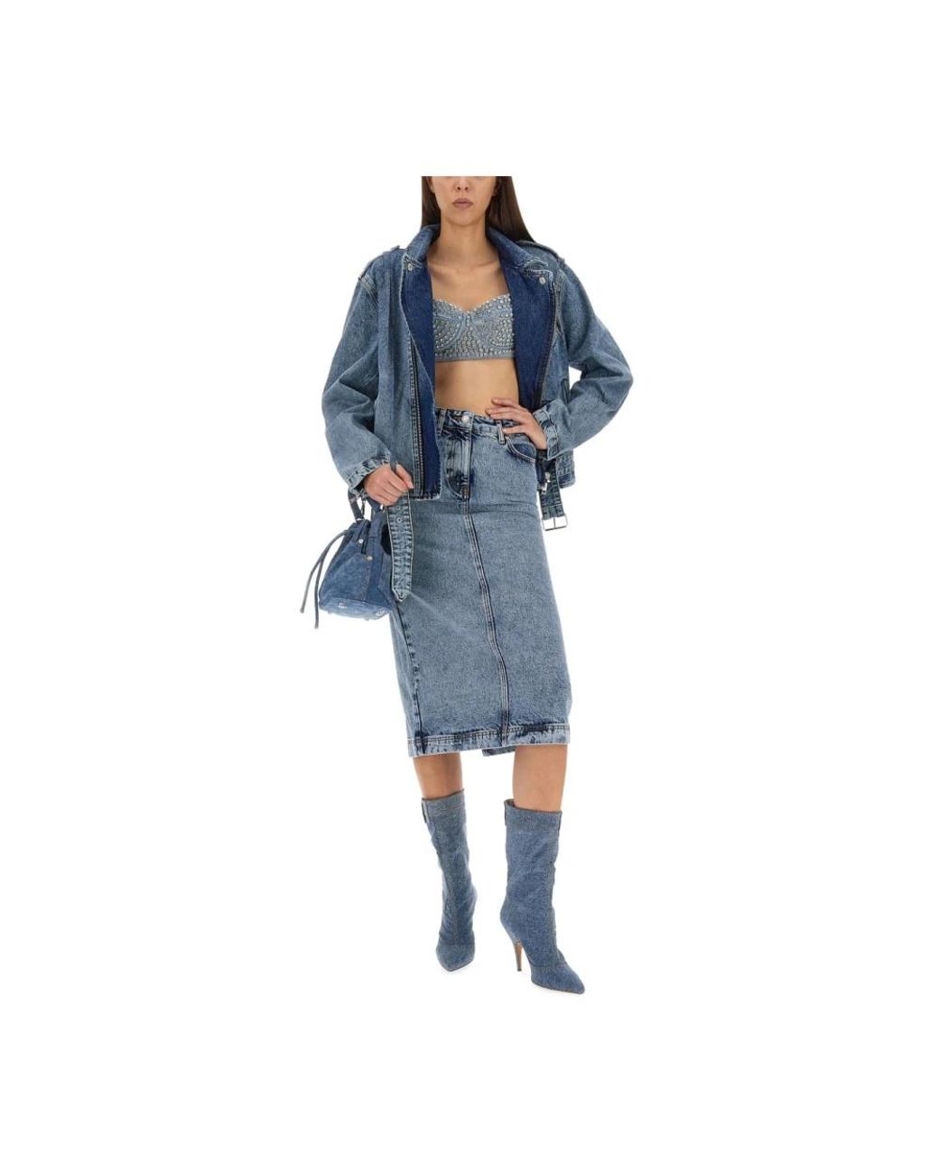 Moschino Blue Denim Jackets
