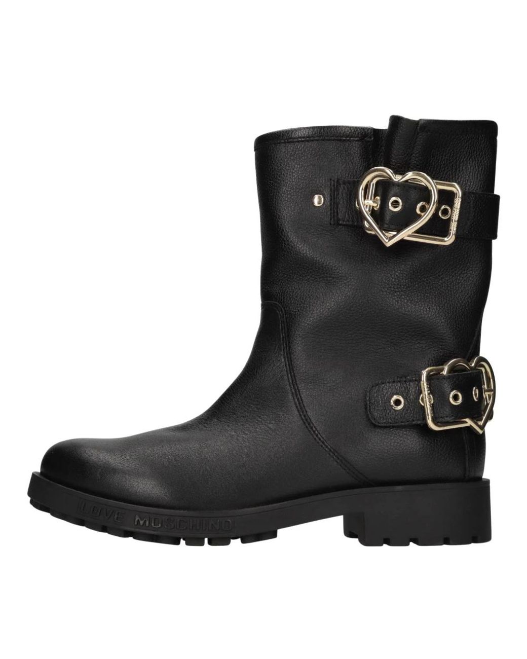 Love Moschino Black Ankle Boots