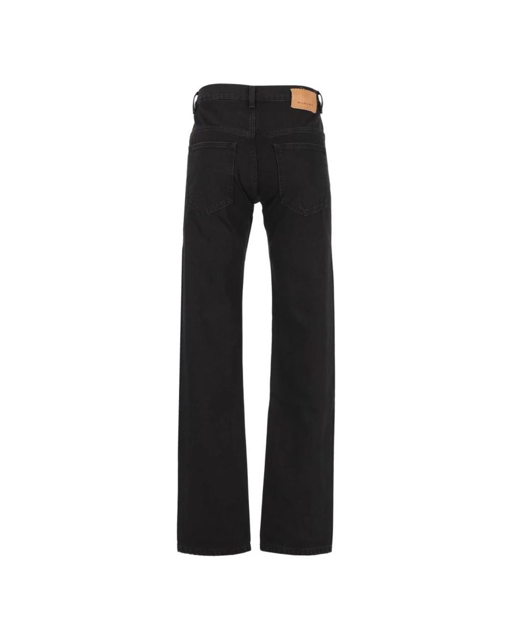 Isabel Marant Black Straight Fit Jeans for men